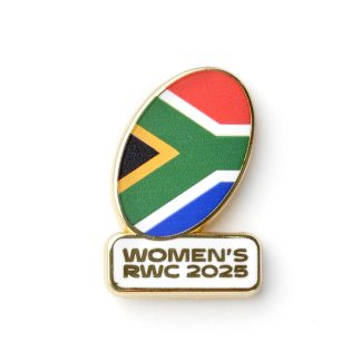 Women's Rugby World Cup 2025 South Africa Flag Pin Badge